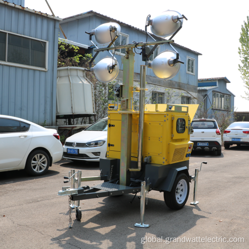 Stadium Lighting Towers Portable trailer mobile light towers Factory